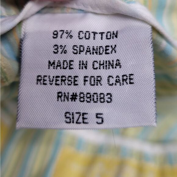 Y2K LEI pastel‎ striped crop pant drawstring waist bad boy stretch capri S NWT - Picture 6 of 10